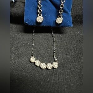Set of Lia Sophia Earrings and Necklace